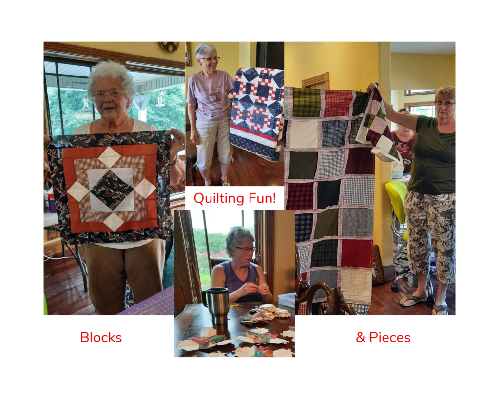 More quilts worked on during the quilt retreat